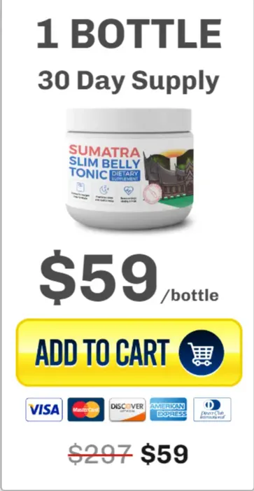 Sumatra Slim Belly Tonic  1 bottle